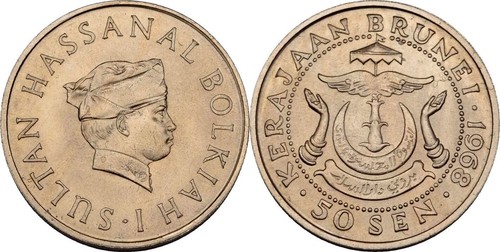 Brunei sen 1968 9 3 - 50,