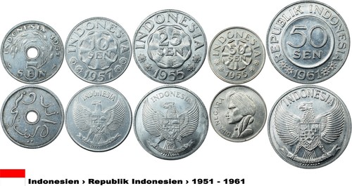 Kms indonesien 1951 - kms, _1951