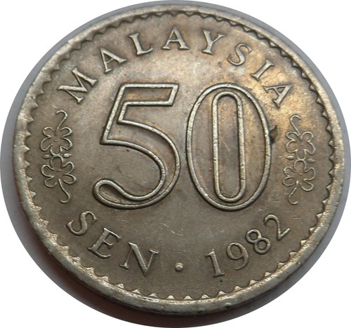 Malaysia sen 1982 3 - 50, ##