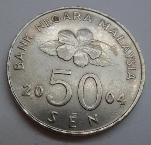 Malaysia sen 2004 - 50,