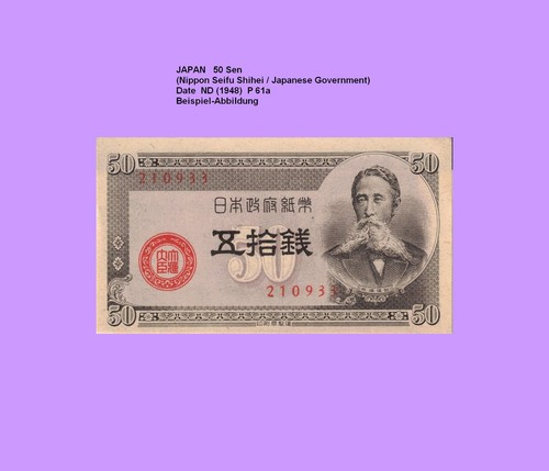 Japan sen 1948 61a - 50,