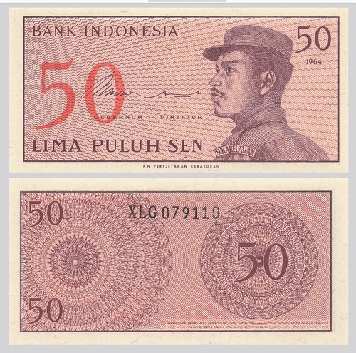 Indonesien indonesia 50 sen - 50,